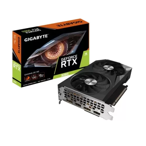 כרטיס מסך Gigabyte GeForce RTX 3060 GAMING OC 8G GV-N3060GAMING OC-8GD (rev. 2.0) - יבואן רשמי כרטיס מסך Gigabyte GeForce RTX 3060 GAMING OC 8G GV-N3060GAMING OC-8GD (rev. 2.0) - יבואן רשמי