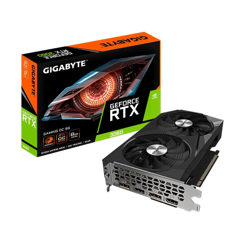 כרטיס מסך Gigabyte GeForce RTX 3060 GAMING OC 8G GV-N3060GAMING OC-8GD (rev.