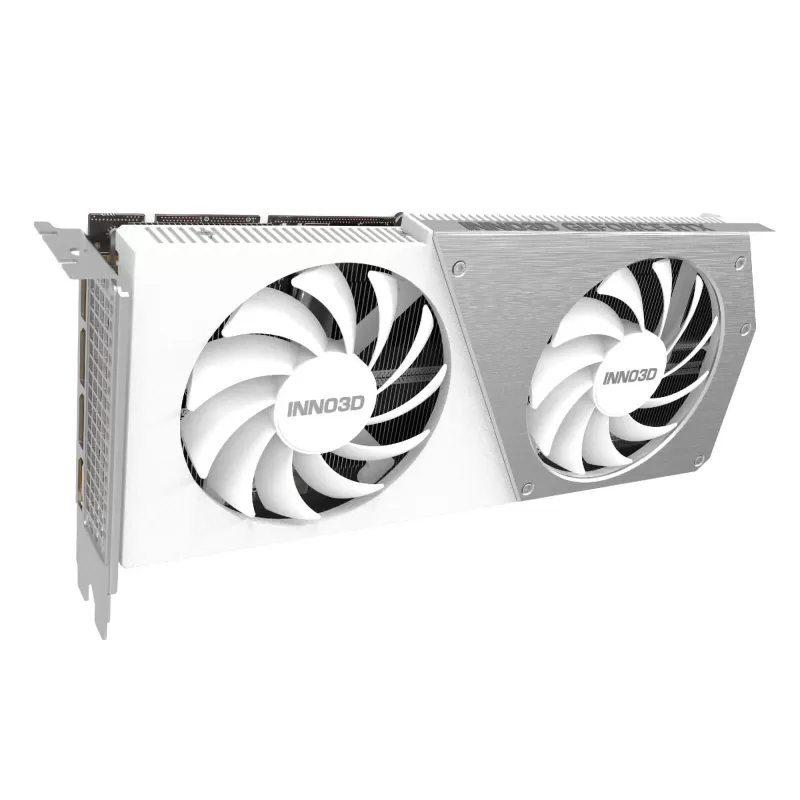 Video Card Inno3D GeForce RTX 4060 Ti 16GB TWIN X2 OC WHITE N406T2-16D6X-178055W Box