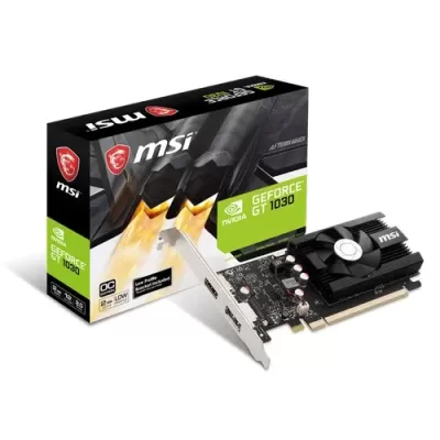 ВидеоКарта MSI GeForce GT 1030 4GD4 LP OC NVIDIA GeForce GT 1030