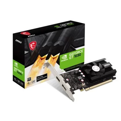 ВидеоКарта MSI GeForce GT 1030 4GD4 LP OC NVIDIA GeForce GT 1030
