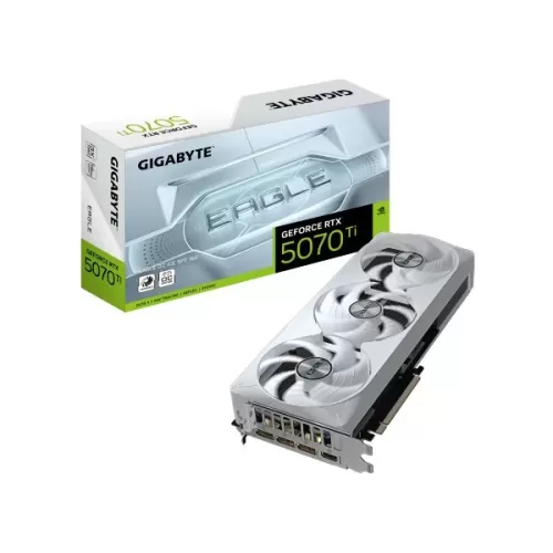 Video Card Gigabyte GeForce RTX 5070 Ti EAGLE OC ICE SFF 16G GV-N507TEAGLEOC ICE-16GD