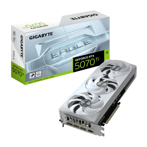 Video Card Gigabyte GeForce RTX 5070 Ti EAGLE OC ICE SFF 16G GV-N507TEAGLEOC..