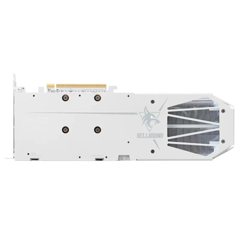 Case, mouse, and graphics card PowerColor ALPHYN AM10 + Hellhound Spectral white RX 9060 XT 16GB GDDR6 RX9060XT16G-LOCWHITE