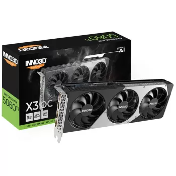 Video Card Inno3D GeForce RTX 5060 Ti 16GB TWIN X3 OC N506T3-16D7X-191073L