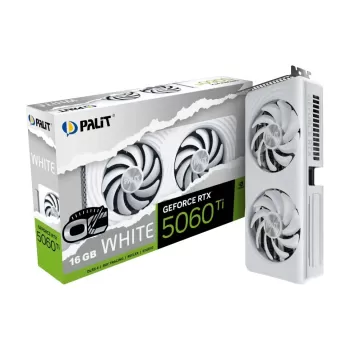 Video Card Palit GeForce RTX 5060 Ti White OC 16GB NE7506TU19T1-GB2061M Video Card Palit GeForce RTX 5060 Ti White OC 16GB NE7506TU19T1-GB2061M