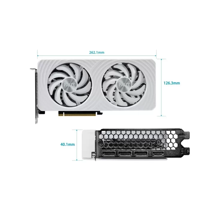 Video Card Palit GeForce RTX 5060 Ti White OC 16GB NE7506TU19T1-GB2061M Video Card Palit GeForce RTX 5060 Ti White OC 16GB NE7506TU19T1-GB2061M