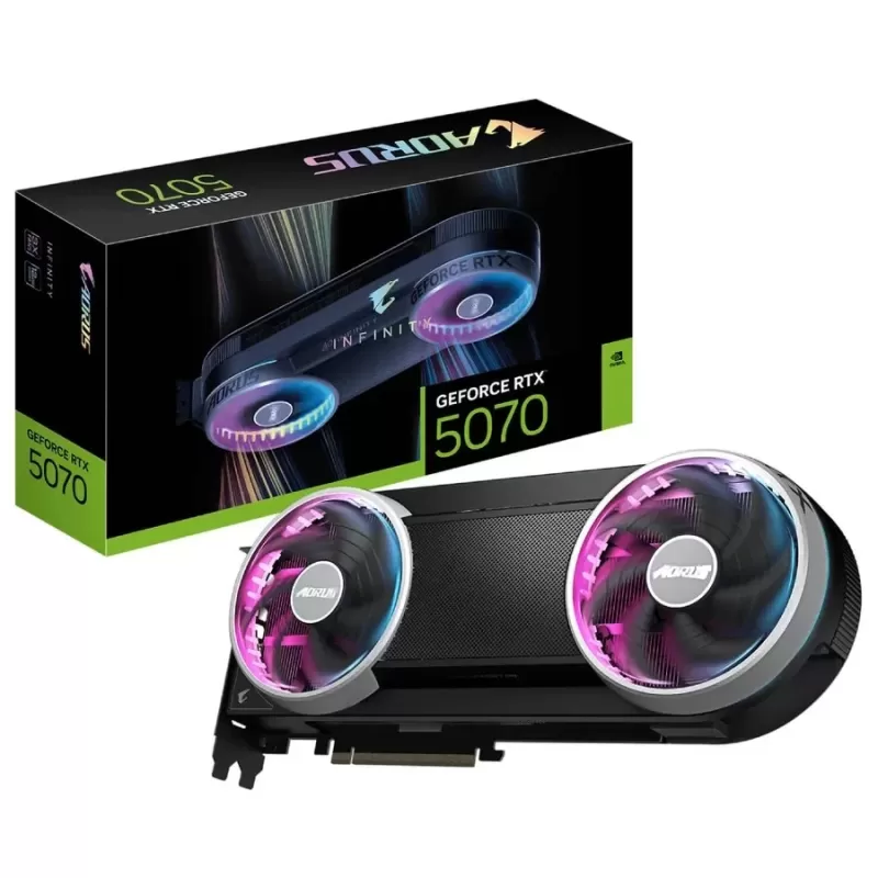כרטיס מסך Gigabyte RTX 5070 AORUS INFINITY 12GB N5070AORUSIF12GD