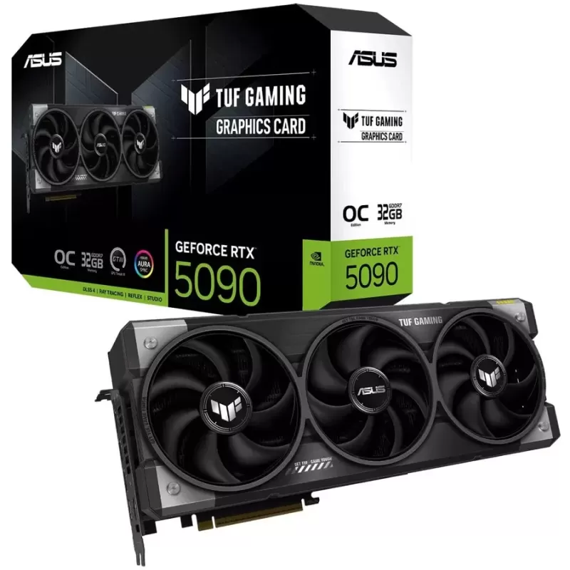 כרטיס מסך Asus TUF Gaming RTX 5090 32GB GDDR7 OC Edition 90YV0LY0-M0NA00 כרטיס מסך Asus TUF Gaming RTX 5090 32GB GDDR7 OC Edition 90YV0LY0-M0NA00