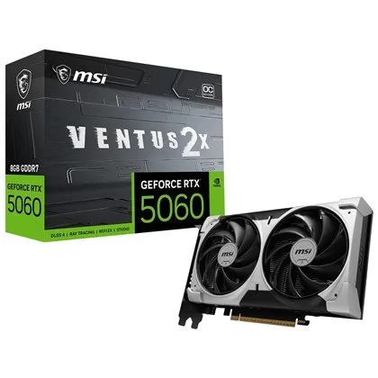 Video Card MSI GeForce RTX 5060 VENTUS 2X OC V1 8GB