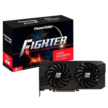 כרטיס מסך PowerColor RX 7600 8G-F/V2 RX76008G-F-V2 כרטיס מסך PowerColor RX 7600 8G-F/V2 RX76008G-F-V2