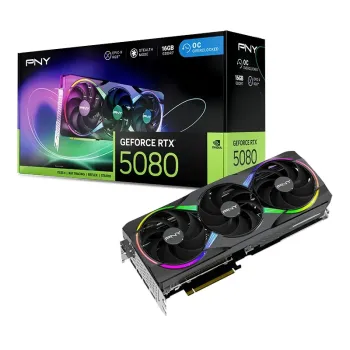 ВидеоКарта PNY GeForce RTX 5080 ARGB EPIC-X RGB OC VCG508016TFXXPB1-O