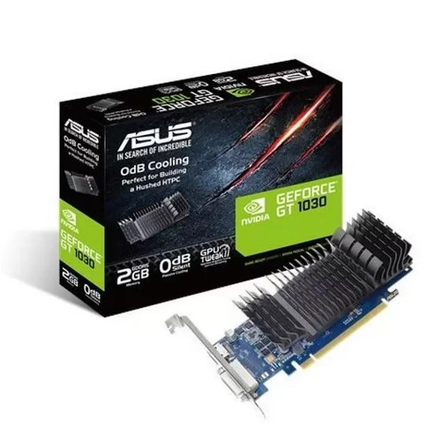 ВидеоКарта Asus GT 1030 2GB GDDR5 low profile GT1030-SL-2G-BRK