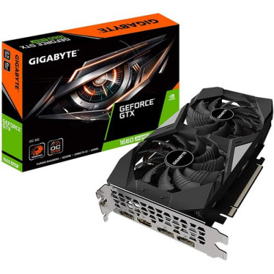 ВидеоКарта Gigabyte GeForce GTX 1660 SUPER OC 6G GV-N166SOC-6GD ВидеоКарта Gigabyte GeForce GTX 1660 SUPER OC 6G GV-N166SOC-6GD