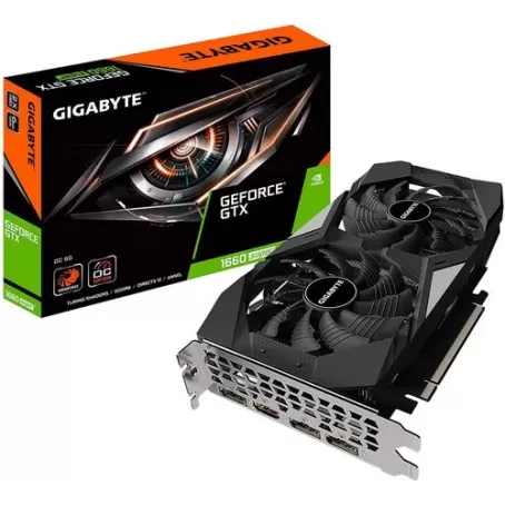כרטיס מסך Gigabyte GeForce GTX 1660 SUPER OC 6G GV-N166SOC-6GD כרטיס מסך Gigabyte GeForce GTX 1660 SUPER OC 6G GV-N166SOC-6GD