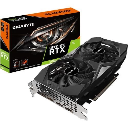 Video Card Gigabyte GeForce RTX 2060 OC 6G GV-N2060OC-6GD (rev. 2.0) - official importer