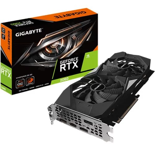 ВидеоКарта Gigabyte GeForce RTX 2060 WINDFORCE OC 6G GV-N2060WF2OC-6GD (rev. 2.0) - официальный импортер