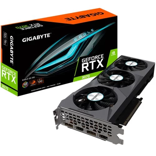 Video Card Gigabyte GeForce RTX 3070 EAGLE OC 8G GV-N3070EAGLE OC-8GD