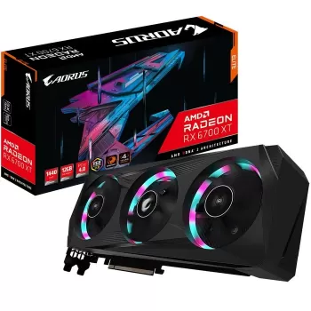 ВидеоКарта Gigabyte AORUS Radeon RX 6700 XT ELITE 12G GV-R67XTAORUS E-12GD - официальный импортер ВидеоКарта Gigabyte AORUS Radeon RX 6700 XT ELITE 12G GV-R67XTAORUS E-12GD - официальный импортер
