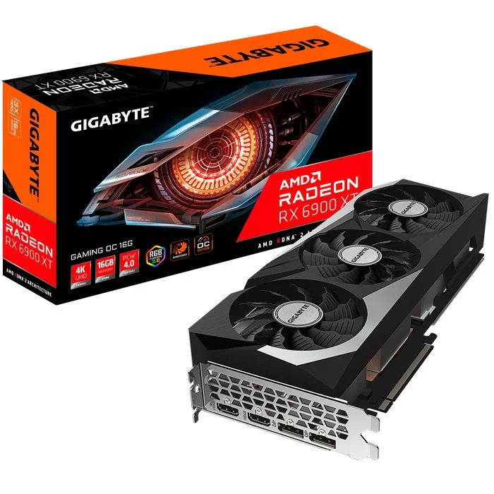 כרטיס מסך Gigabyte Radeon RX 6900 XT GAMING OC 16G GV-R69XTGAMING OC-16GD