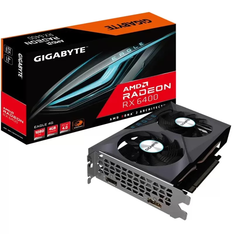 Video Card Gigabyte Radeon RX EAGLE 4G GV-R64EAGLE-4GD - official importer