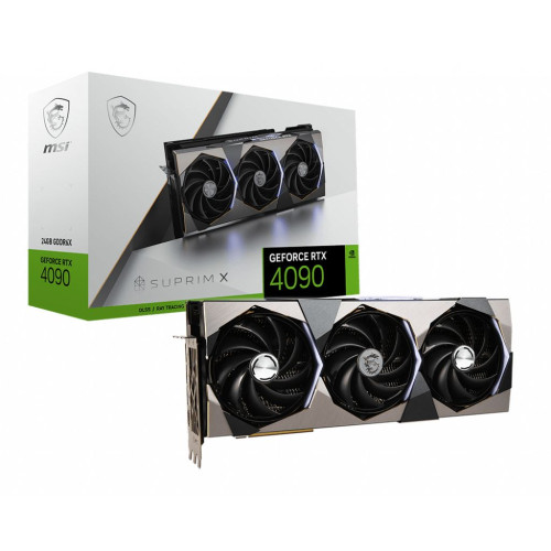 Video Card MSI GeForce RTX 4090 SUPRIM X 24G NVIDIA GeForce RTX 4090