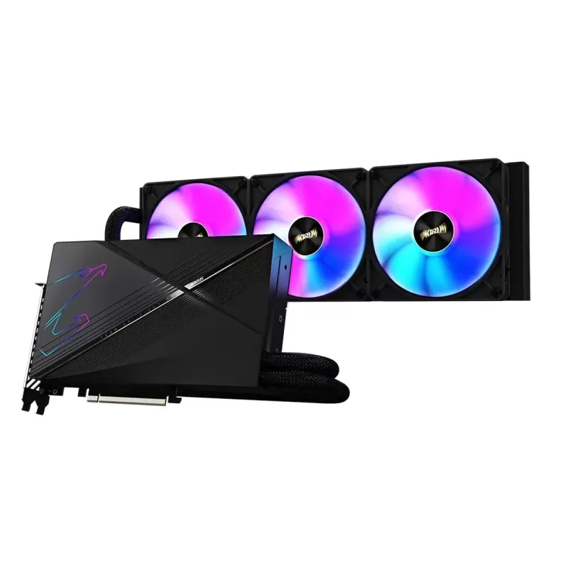 כרטיס מסך Gigabyte AORUS GeForce RTX 4080 16GB XTREME WATERFORCE GV-N4080AORUSX W-16GD