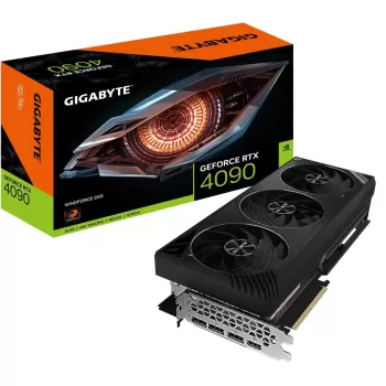 כרטיס מסך Gigabyte GeForce RTX 4090 WINDFORCE 24G GV-N4090WF3-24GD - יבואן רשמי