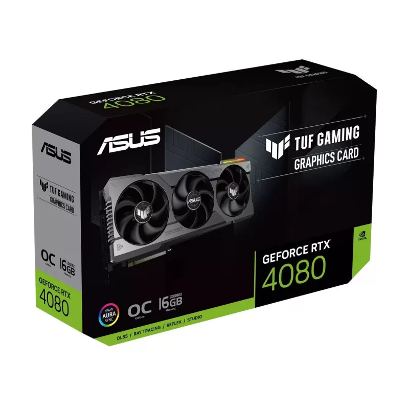 כרטיס מסך Asus TUF Gaming GeForce RTX 4080 16GB GDDR6X OC Edition 90YV0IB0-M0NA00