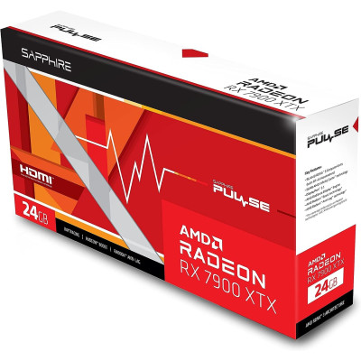 כרטיס מסך Sapphire PULSE AMD Radeon RX 7900 XTX 24GB 11322-02-20G כרטיס מסך Sapphire PULSE AMD Radeon RX 7900 XTX 24GB 11322-02-20G