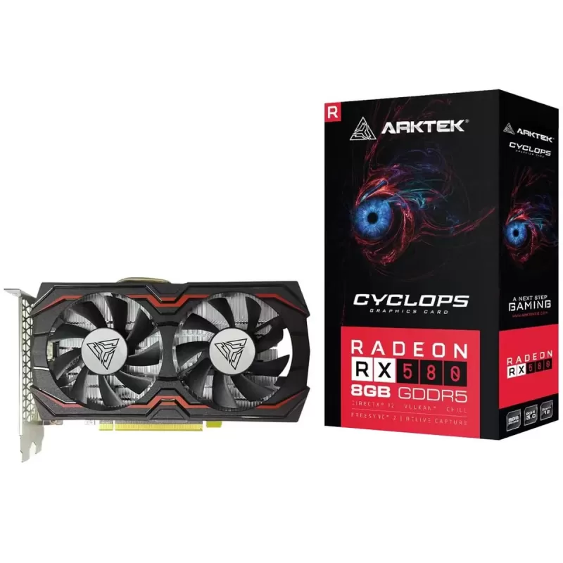 Video Card ARKTEK RX 580 8GB DDR5 256Bit AKR580D5S8GH1