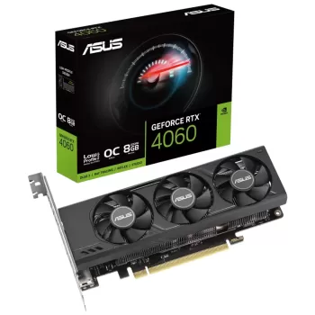 כרטיס מסך Asus RTX 4060 LP BRK OC Edition 8GB GDDR6 90YV0JL0-M0NA00 כרטיס מסך Asus RTX 4060 LP BRK OC Edition 8GB GDDR6 90YV0JL0-M0NA00