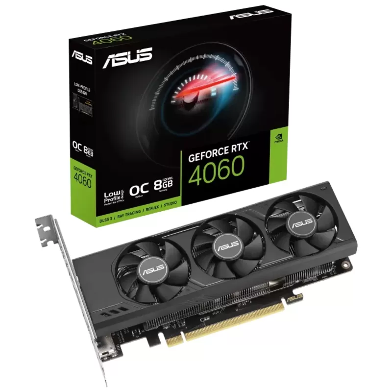 Video Card Asus RTX 4060 LP BRK OC Edition 8GB GDDR6 90YV0JL0-M0NA00