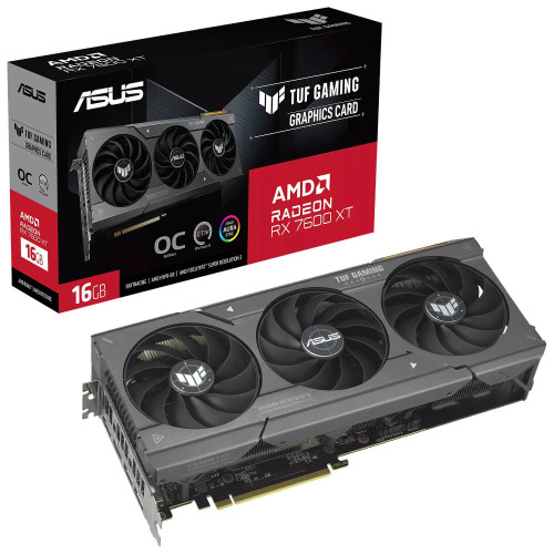 Video Card ASUS TUF Gaming RX 7600 XT OC Edition 16GB GDDR6 90YV0K20-M0NA00
