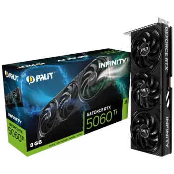 Video Card Palit GeForce RTX 5060 Ti Infinity 3 8GB NE7506T019P1-GB2062S Video Card Palit GeForce RTX 5060 Ti Infinity 3 8GB NE7506T019P1-GB2062S