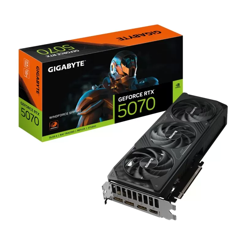 Video Card Gigabyte GeForce RTX 5070 WINDFORCE SFF 12G GV-N507WF3-12GD - official importer Video Card Gigabyte GeForce RTX 5070 WINDFORCE SFF 12G GV-N507WF3-12GD - official importer
