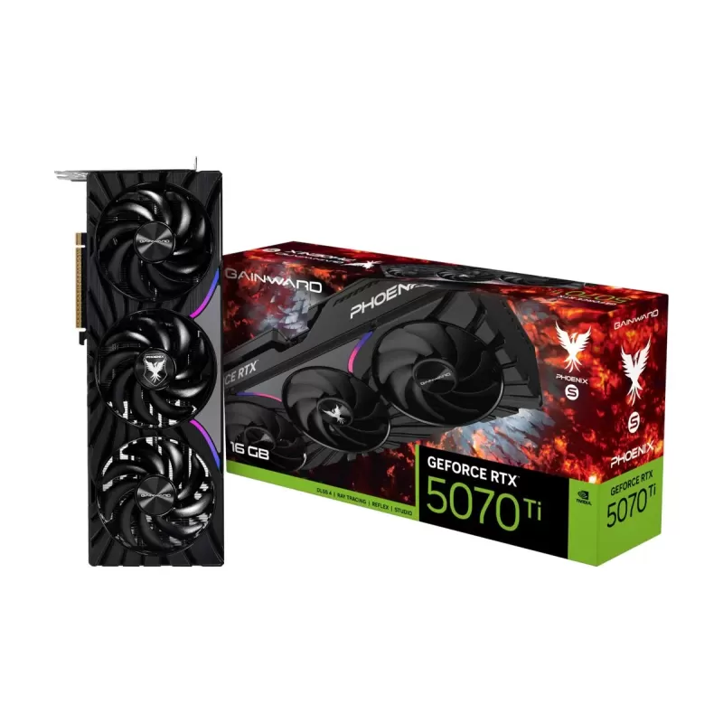 כרטיס מסך Gainward GeForce RTX™ 5070 Ti Phoenix-S NE7507T019T2-GB2031K