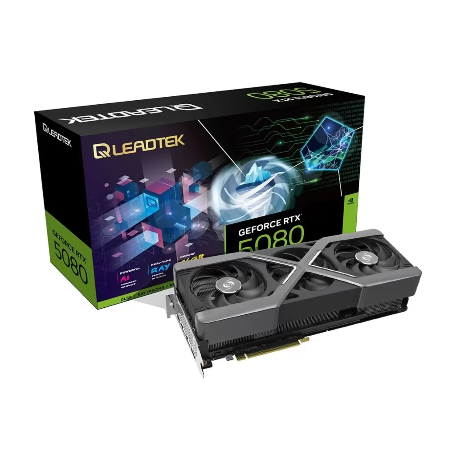 Video Card Leadtek WinFast RTX 5080 HURRICANE 16G black WinFast RTX 5080 HURRICANE 16G