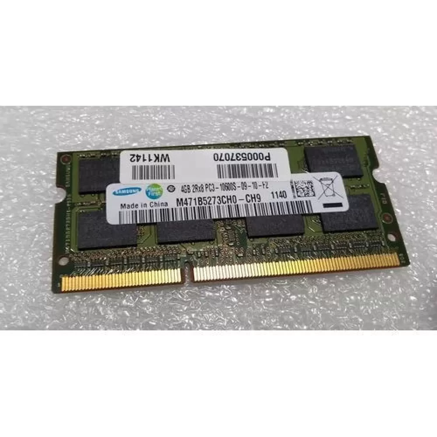 SODIMM memory Samsung M471B5273CH0-CH9 4GB DDR3 SO-DIMM 1333MHz Condition:Used
