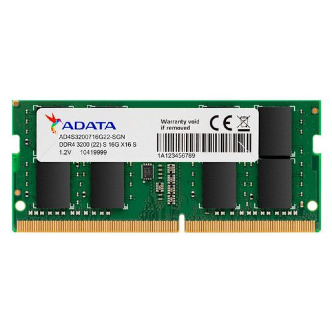 SODIMM-память ADATA Premier AD4S320038G22-RGN 8GB DDR4 3200MHz SODIMM-память ADATA Premier AD4S320038G22-RGN 8GB DDR4 3200MHz