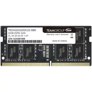 SODIMM memory TeamGroup ELITE TED432G3200C22-S01 32GB DDR4 SO-DIMM 3200MHz CL22