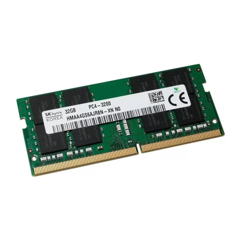 זיכרון SODIMM Sk Hynix DDR4 32G CL22 HMAA4GS6AJR8N-XNN0 32GB DDR4 SO-DIMM 3200MHz CL22 1.2V