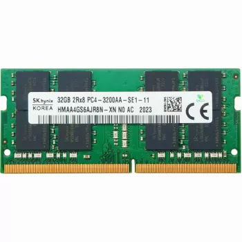 זיכרון SODIMM Sk Hynix DDR4 32G CL22 HMAA4GS6AJR8N-XNN0 32GB DDR4 SO-DIMM 3200MHz CL22 1.2V