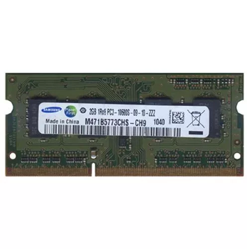 SODIMM memory Samsung M471B5773CHS 2GB DDR3 SO-DIMM 1333MHz Condition:Used