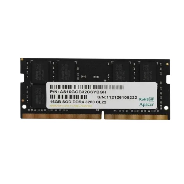 SODIMM-память Память в компьютере Apacer 16GB DDR4 3200MHz SODIMM z CL22 ES.16G21.PSH