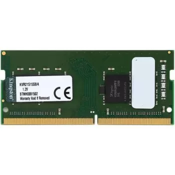 זיכרון SODIMM Kingston KVR21S15S8/4 4GB DDR4 SO-DIMM 2133MHz