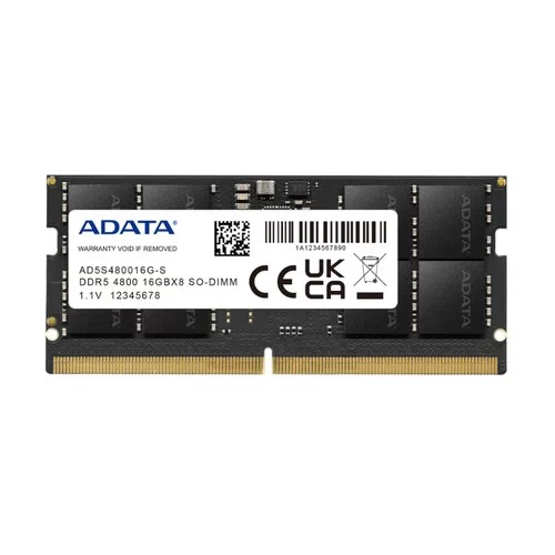 SODIMM memory Adata AD5S480016G-S 16GB DDR5 SO-DIMM 4800MHz