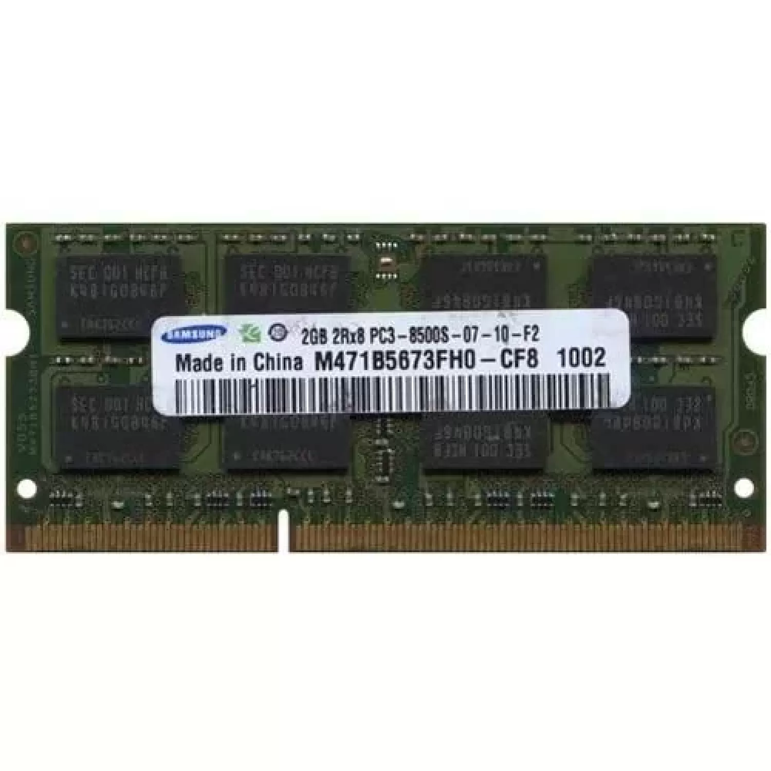 SODIMM-память Samsung M471B5673FH0-CF8 2GB DDR3 SO-DIMM 1066MHz Состояние:б/у