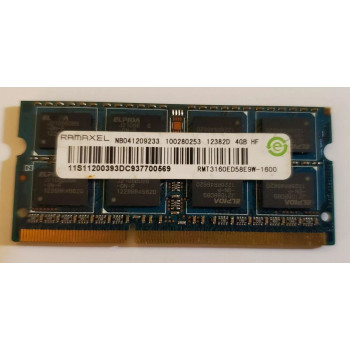 SODIMM-память Ramalex rmt3160ed58e9w-1600 4GB DDR3 1600MHz Состояние:б/у