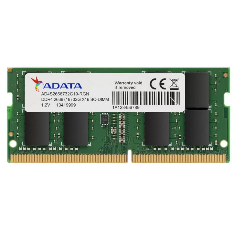 זיכרון SODIMM Adata Premier AD4S2666716G19-SGN 16GB DDR4 SO-DIMM 2666MHz CL19